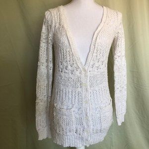 Knit Cardigan - white